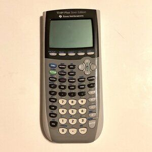 Texas Instruments TI-84 Plus Silver Edition Graphing Calculator w/ Cover Works
